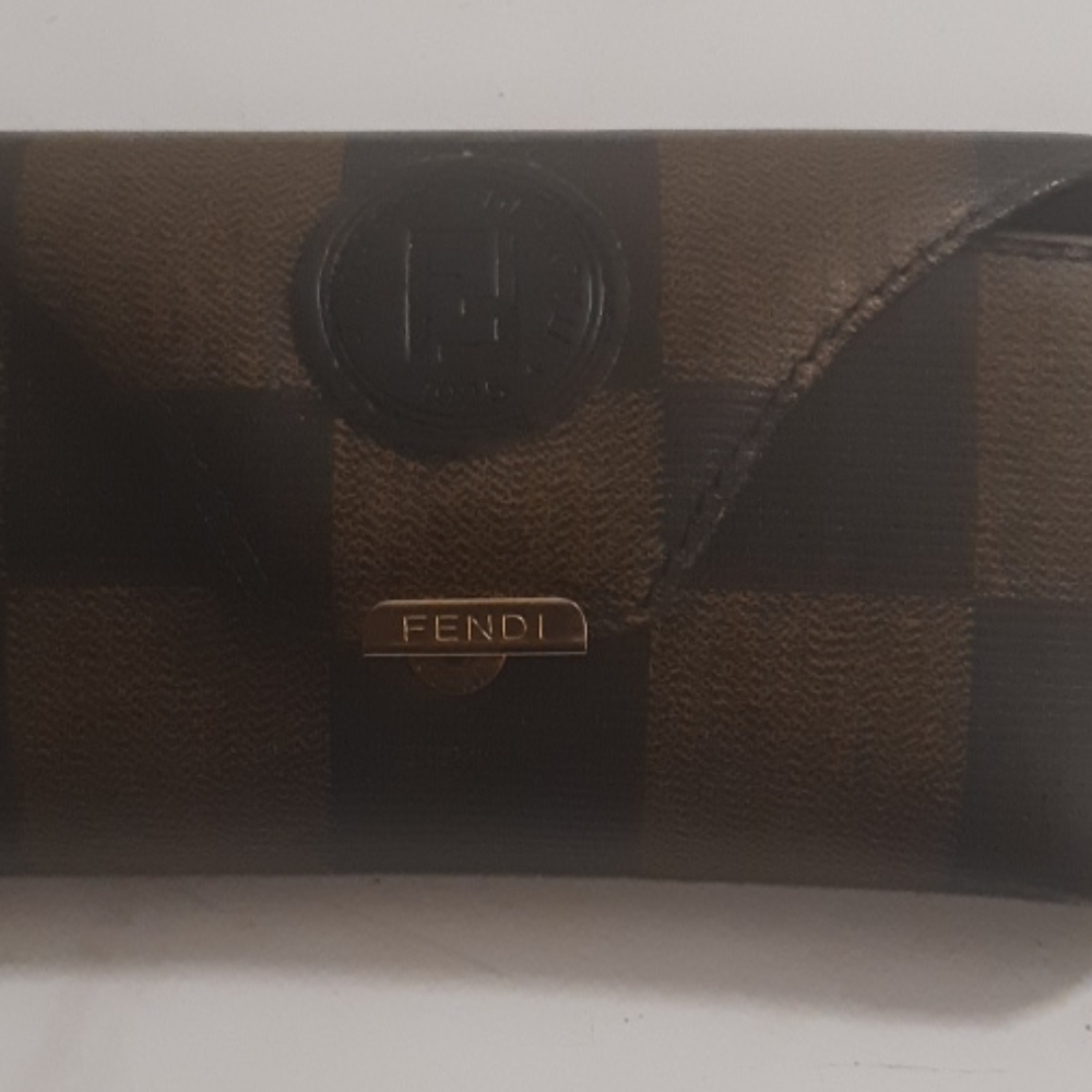 FENDI eyeglass frames blue signature zucca
